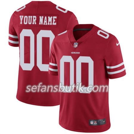 San Francisco 49ers Tröjor Custom Röd - Herr